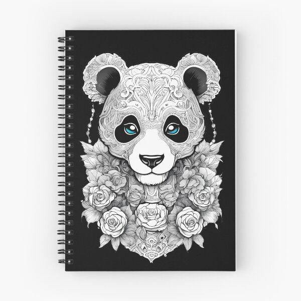 Item preview, Whimsical Panda Creepypasta in a Surreal Floral World designed and sold by Mechanical-Artt.