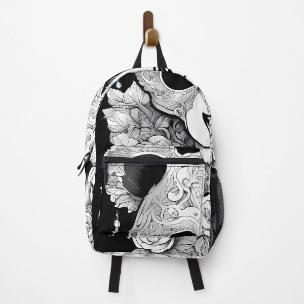 Item preview, Whimsical Panda Creepypasta in a Surreal Floral World designed and sold by Mechanical-Artt.