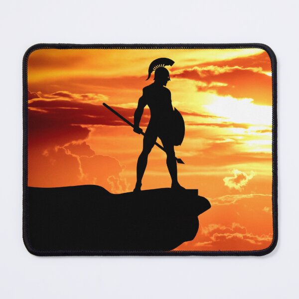 Item preview, Spartan Silhouette, Sunset designed and sold by WartimeTShirts.