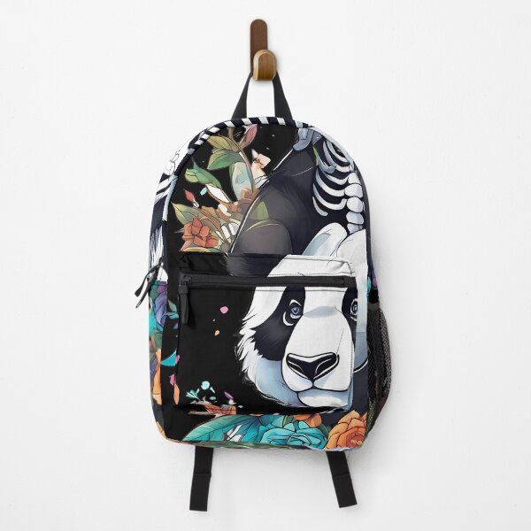 Item preview, Dreamlike Panda Creepypasta with Intricate Florals designed and sold by Mechanical-Artt.