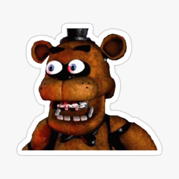 Man Face Sticker for Sale by FNAFnStuff