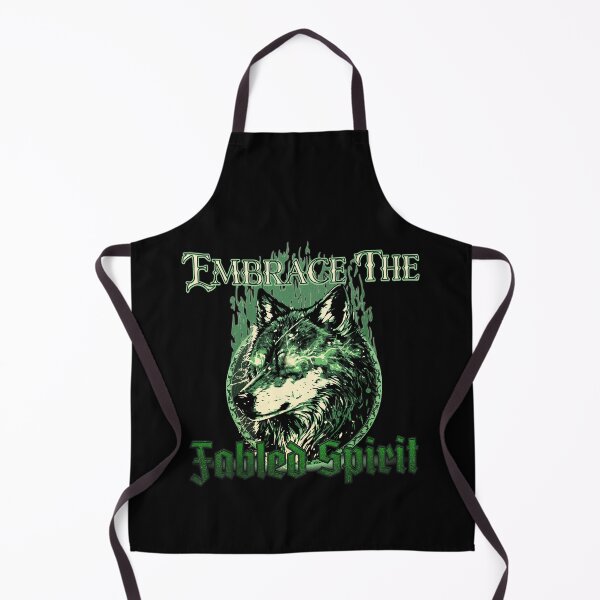 Item preview, Embrace The Fabled Spirit Wolf Green designed and sold by MythikCreationz.