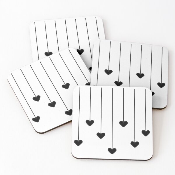 Item preview, Strings of Black Hearts designed and sold by WoahDesigns.