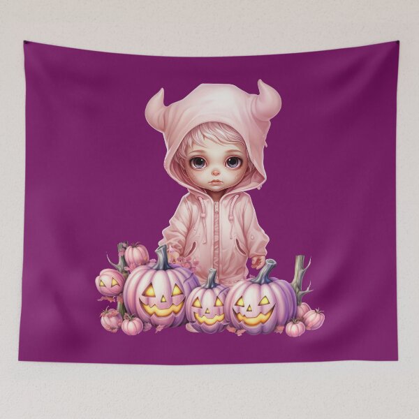 Item preview, Halloween little pink devil designed and sold by Astralia.