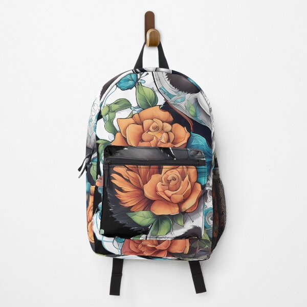 Item preview, Eerie Panda Skeleton amidst Mysterious Florals designed and sold by Mechanical-Artt.