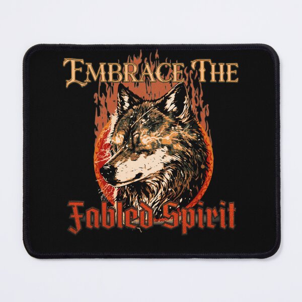 Item preview, Embrace The Fabled Spirit Wolf Red designed and sold by MythikCreationz.