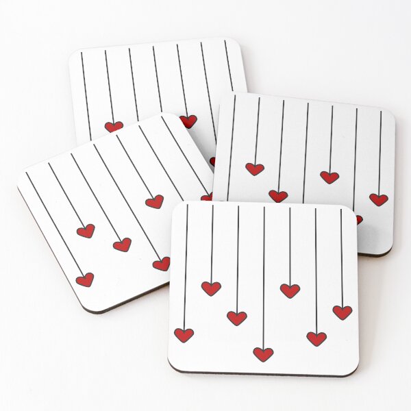 Item preview, Strings of Red Hearts designed and sold by WoahDesigns.