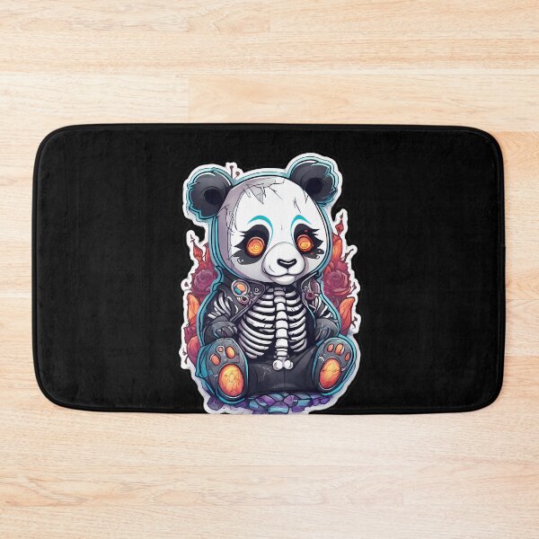 Item preview, Playful Panda Creepypasta Surrounded by Dark Florals designed and sold by Mechanical-Artt.