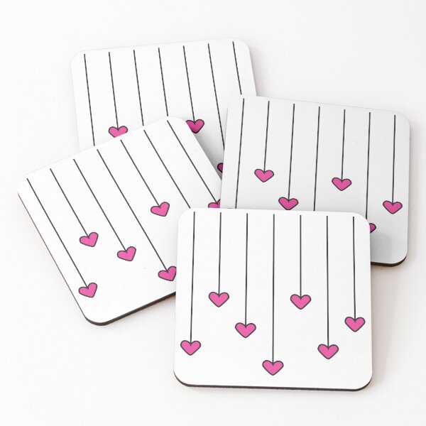 Item preview, Strings of Pink Hearts designed and sold by WoahDesigns.