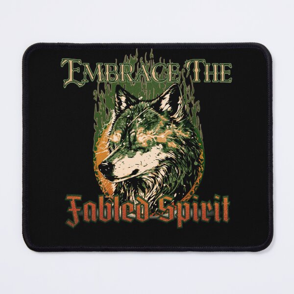 Item preview, Embrace The Fabled Spirit Wolf Woodlands designed and sold by MythikCreationz.