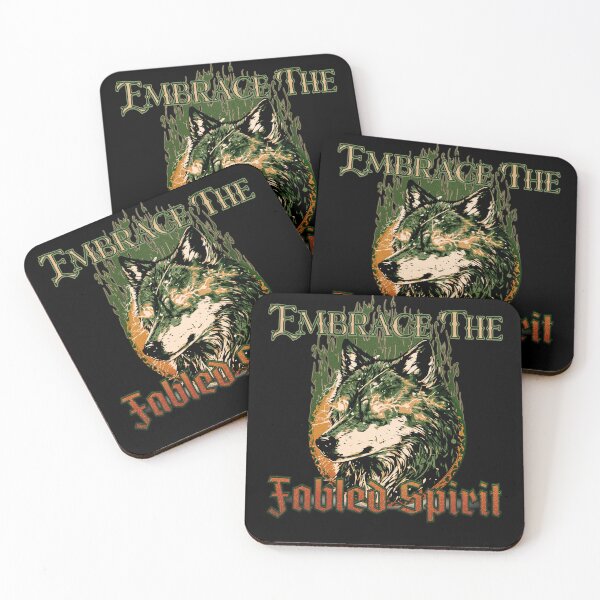 Item preview, Embrace The Fabled Spirit Wolf Woodlands designed and sold by MythikCreationz.