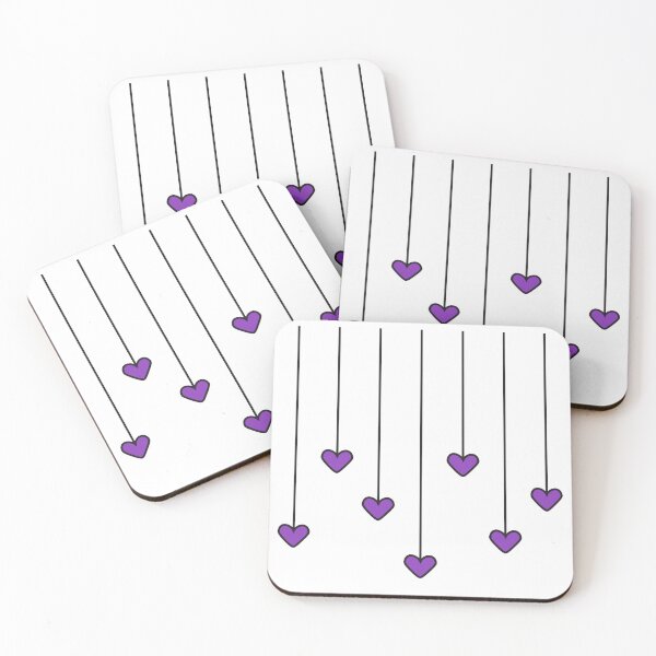 Item preview, Strings of Purple Hearts designed and sold by WoahDesigns.