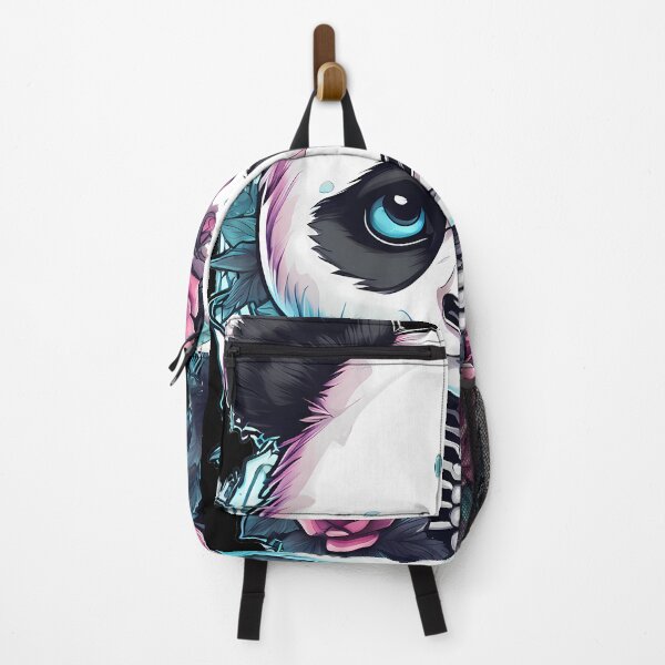 Item preview, Captivating Panda Skeleton amidst Enchanted Florals designed and sold by Mechanical-Artt.