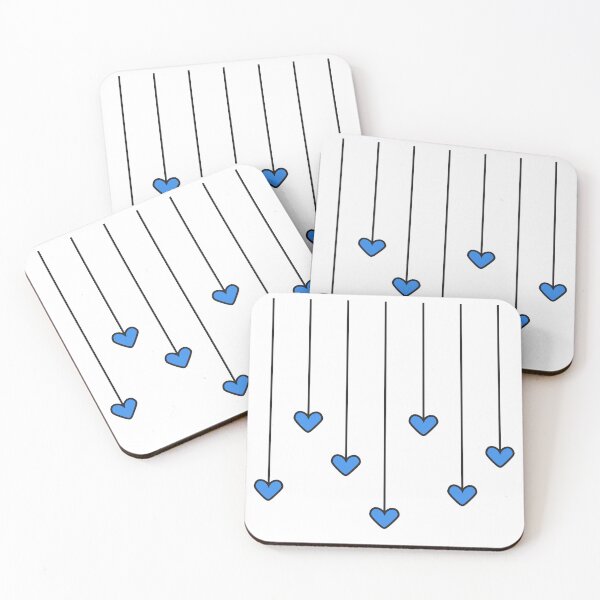 Item preview, Strings of Blue Hearts designed and sold by WoahDesigns.