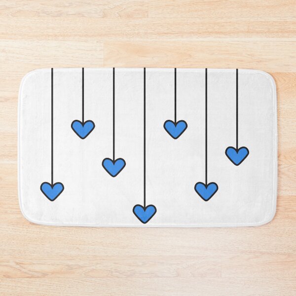 Item preview, Strings of Blue Hearts designed and sold by WoahDesigns.
