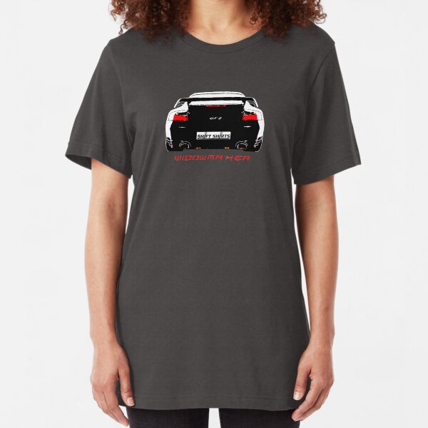 Shift Shirts Black Widow – Porsche 911 996 GT2 Inspired Unisex T-Shirt Slim Fit T-Shirt