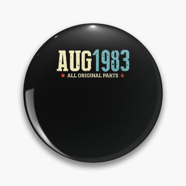 Item preview, Funny August 1983 Original Parts Vintage 37th Birthday  designed and sold by DoloresegmanD.