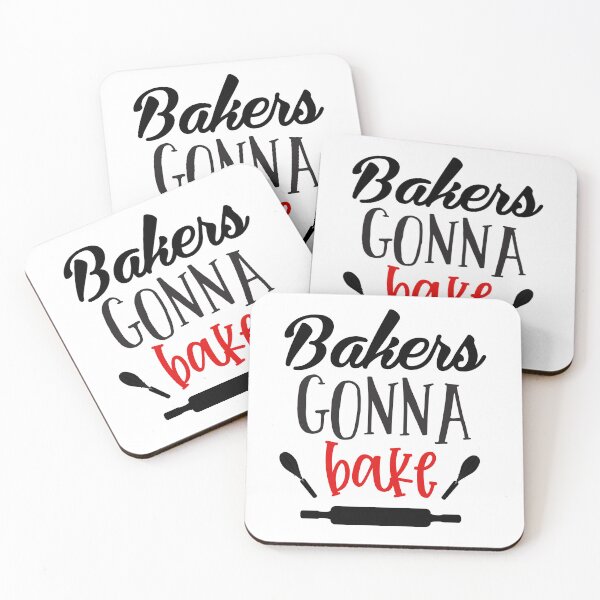 Item preview, Bakers gonna bake - kitchen quotes designed and sold by Studio-Pixel.