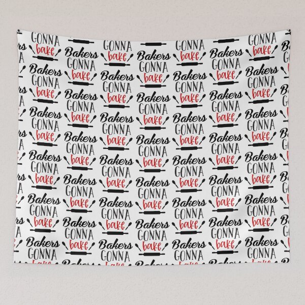 Item preview, Bakers gonna bake - kitchen quotes designed and sold by Studio-Pixel.