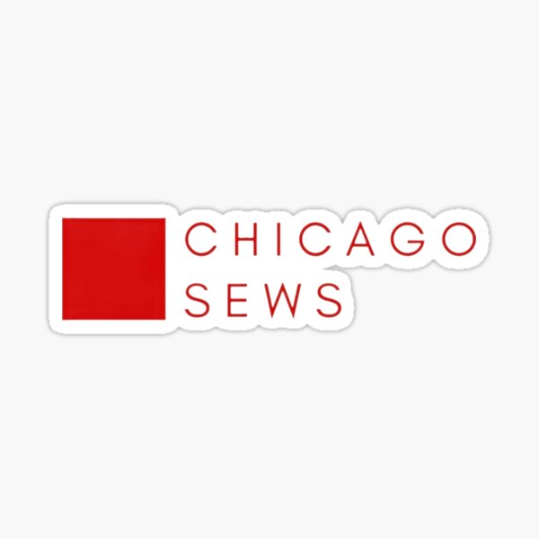 Chicago Sews - Red Sticker
