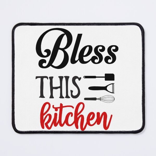Item preview, bless this kitchen- kitchen quotes designed and sold by Studio-Pixel.