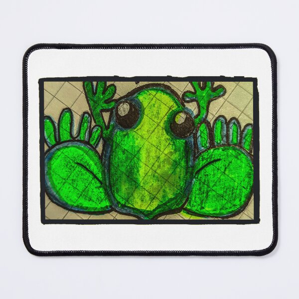 Item preview, Green frog doodle designed and sold by Hannahdalebraz.