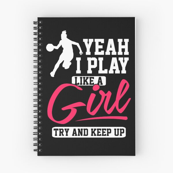 Item preview, I Play Like A Girl, Try and Keep Up Basketball Sports inspirational apparel  designed and sold by everydayjane.