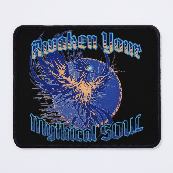 Item preview, Awaken Your Mythical Soul Blue Phoenix designed and sold by MythikCreationz.