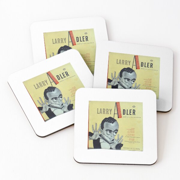 Item preview, Larry Adler, chromatic, charicature, Harmonica, 78 rpm, album cover, art, 1940's designed and sold by Vintaged.