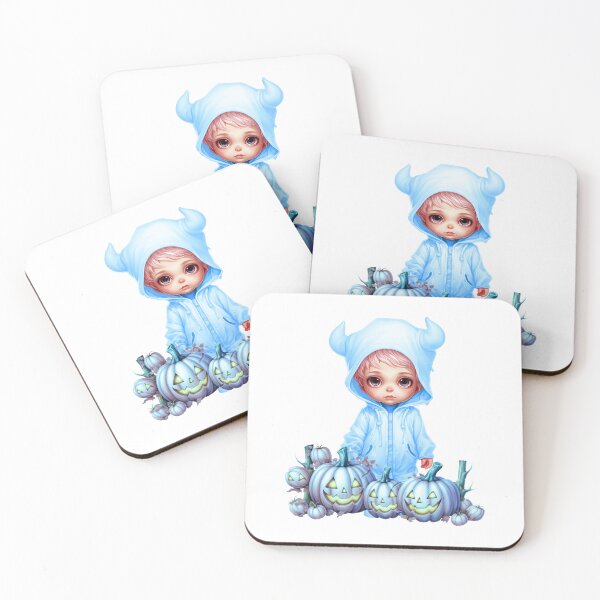 Item preview, Halloween little blue devil designed and sold by Astralia.