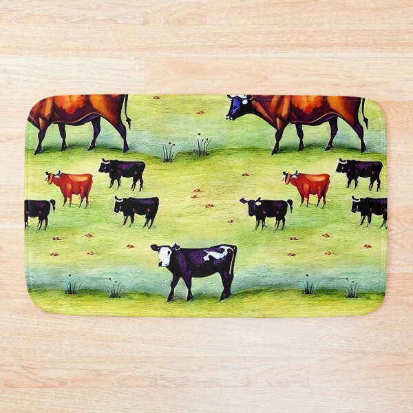 Item preview, Pretty Cattle Pattern designed and sold by Poetic Patterns Studio.