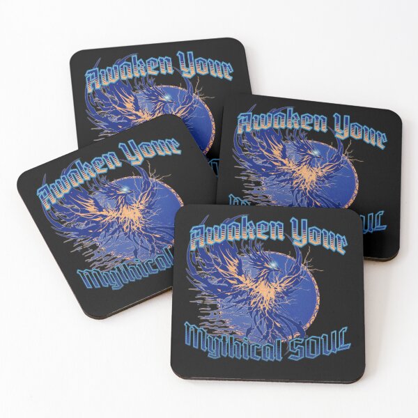 Item preview, Awaken Your Mythical Soul Blue Phoenix designed and sold by MythikCreationz.