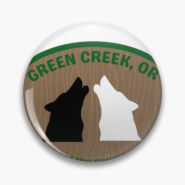 Item preview, green creek sign designed and sold by scrambledemma12.