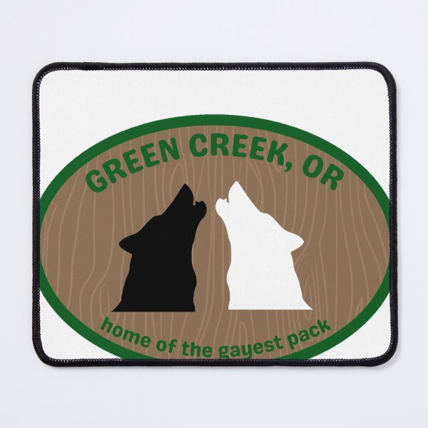 Item preview, green creek sign designed and sold by scrambledemma12.