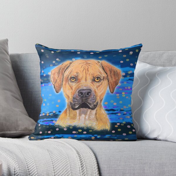 Rhodesian Ridgeback to Love Throw Pillow