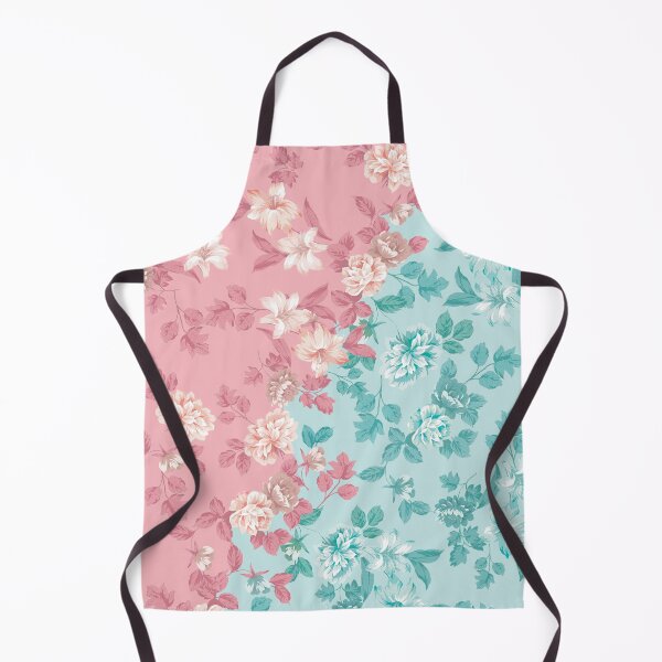 Item preview, pink, mint, floral, watercolors, rose, vintage flower, wildflower, flower garden. lily designed and sold by mintdiamond21.