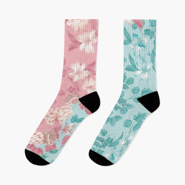 Item preview, pink, mint, floral, watercolors, rose, vintage flower, wildflower, flower garden. lily designed and sold by mintdiamond21.