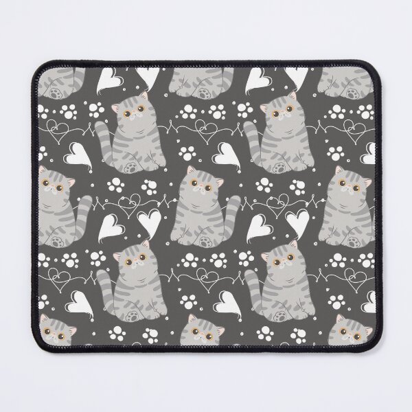 Item preview, Cute Gray Tabby Exotic Shorthair Persian Cat  designed and sold by lulululupaint.