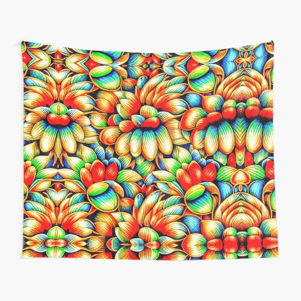 Item preview, all-in,Sweet Meaning of Kalaya Flower: Replace the idea of ​​starting over with a colorful Kalaya flower pattern. Sophisticated design and peaceful atmosphere designed and sold by Atroce.