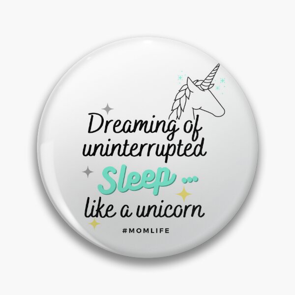 Item preview, Dreaming of uninterrupted sleep like a unicorn designed and sold by Zo and Ko.