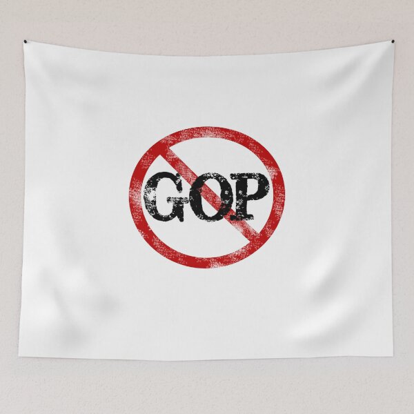 Item preview, Vote the GOP Out Vintage Retro Style Gear designed and sold by Greenguy79.