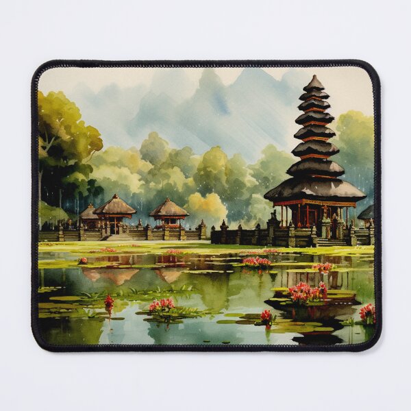 Item preview, A Watercolor Design of Bali - Indonesia designed and sold by Sketch-Shack.