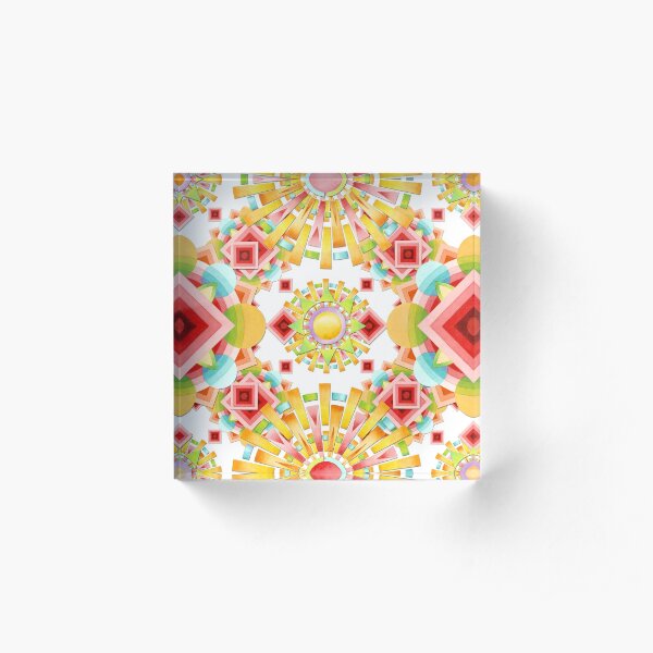 Sunglow Fiesta Acrylic Block