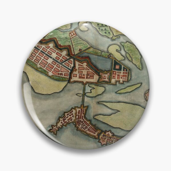 Item preview, Vintage Map of Recife Brazil (1698) designed and sold by BravuraMedia.