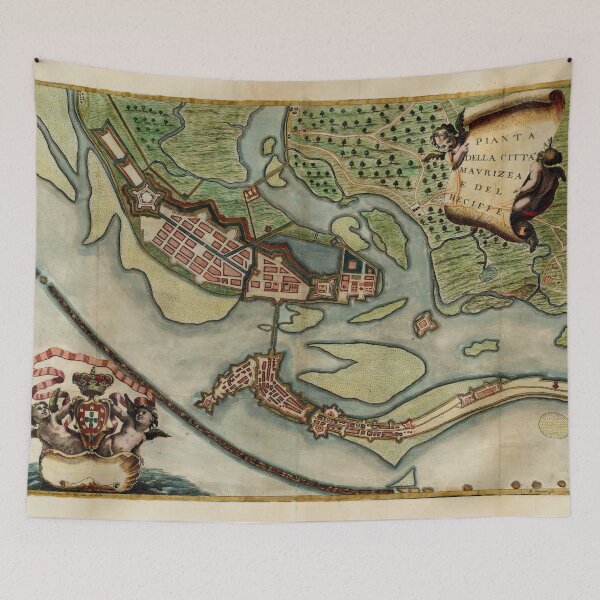 Item preview, Vintage Map of Recife Brazil (1698) designed and sold by BravuraMedia.