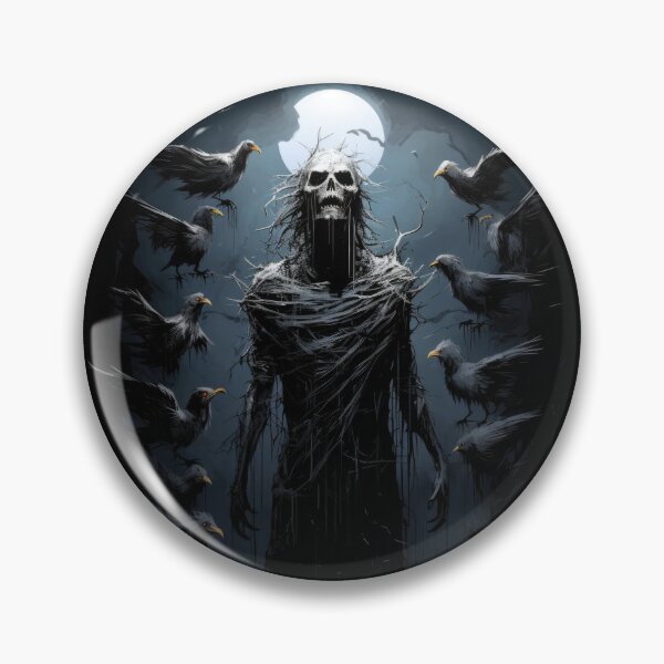 Item preview, an eerie silhouette of a scarecrow 2 designed and sold by eyestetix.