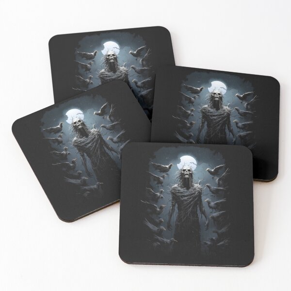 Item preview, an eerie silhouette of a scarecrow 2 designed and sold by eyestetix.