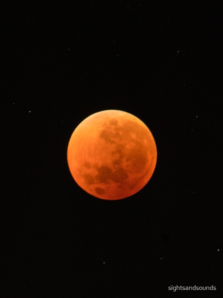 Super Blue Blood Moon Astronomy Graphic by sightsandsounds