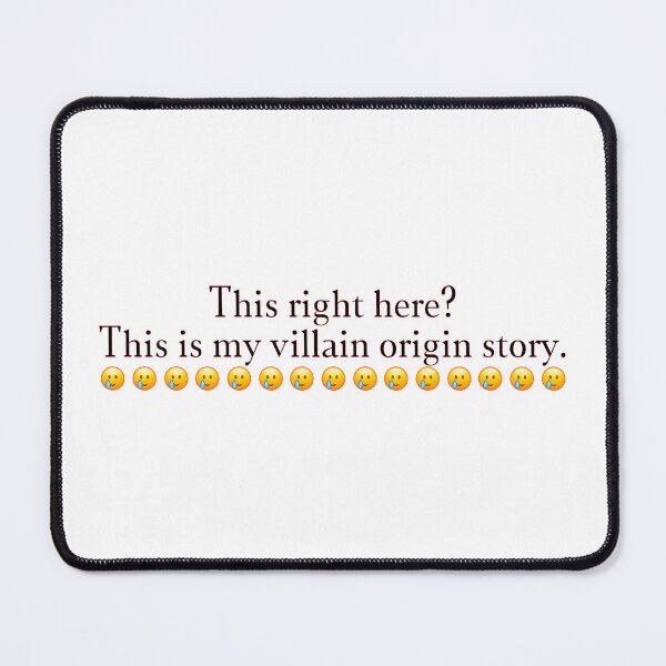 Item preview, Villain Origin Story designed and sold by doodleblatt.