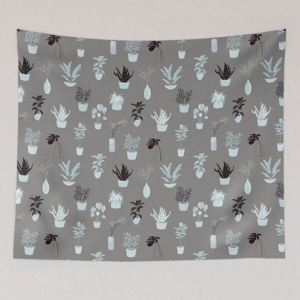 Item preview, Botanical Potted Plant Pattern designed and sold by ViewerEqualsPhoton.